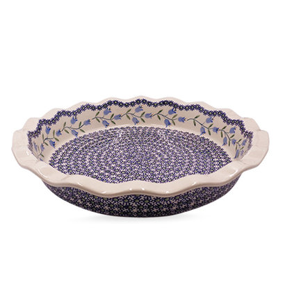 Bell Flower Ruffled Baker 32