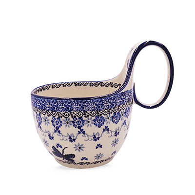 Dragonfly Loop Handle Soup Bowl