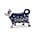 Peacock Cow Creamer