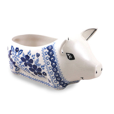 Indigo Garden Salt Pig