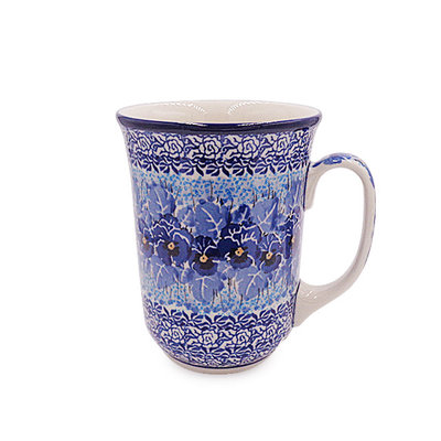 Blue Violets Bistro Mug