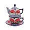 Lady Bug Stacked Teapot w/ Cup