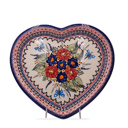 Butterfly Kisses Heart Platter