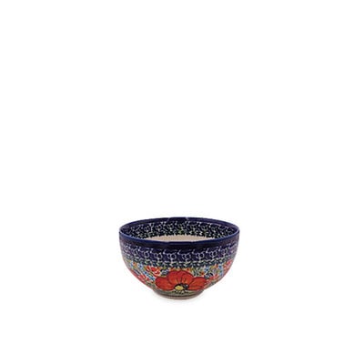 Zaklady Jungle Flower Large Mixing Bowl Polish Pottery