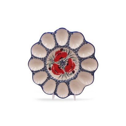 Lady Bug Egg Plate
