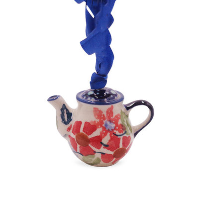May Flower Teapot Ornament