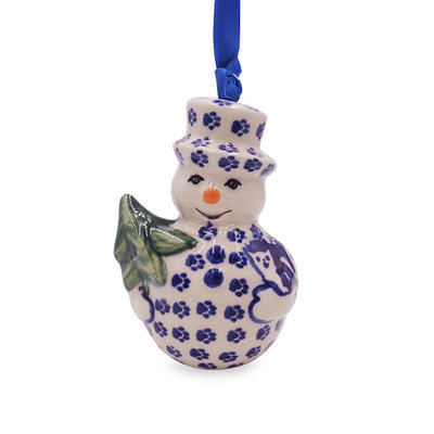 Jack's Cat Snowman Ornament