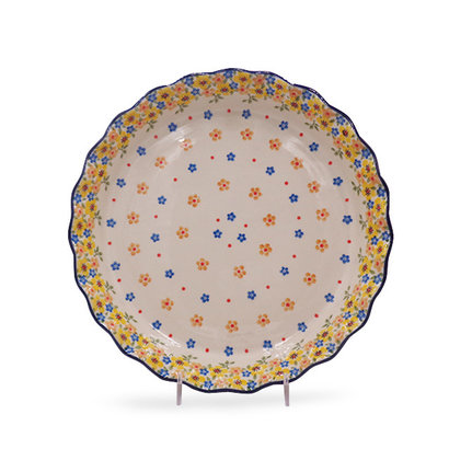 Buttercup Fluted Pie Plate