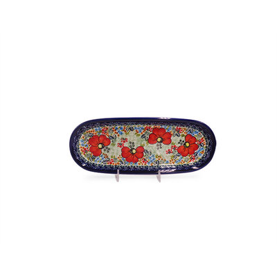 Poppy Charm Sm Cracker Tray