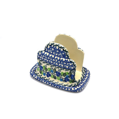 Blue Berries Napkin Holder