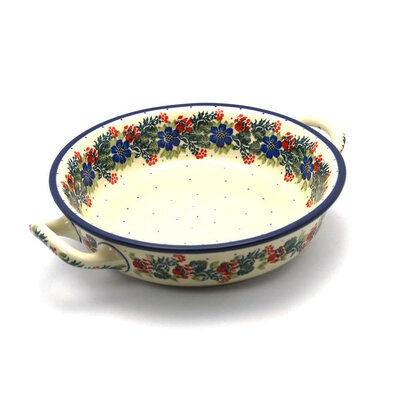 Garden Party Rnd Baker w/ Handles - 8"