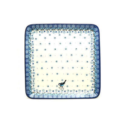 Bluebird Square Dinner Plate