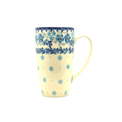 Blue Flax Flower Tall Mug