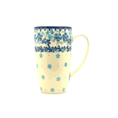 Blue Flax Flower Tall Mug