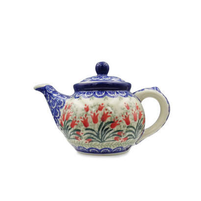 Crimson Bells Teapot - 12 oz