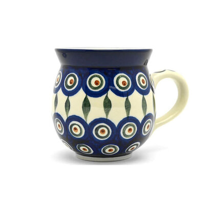 Peacock Bubble Mug  - Med