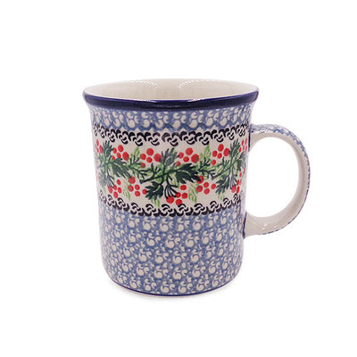 Holly Berry Straight Mug