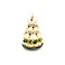 Christmas Holly Christmas Tree Luminary - 6"
