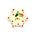 Christmas Holly Snowflake Ornament