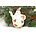 Dainty Daisies Santa Figurine