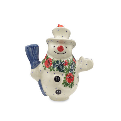 Garden Party Snowman Ornament - Sm