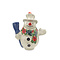 Garden Party Snowman Ornament - Sm