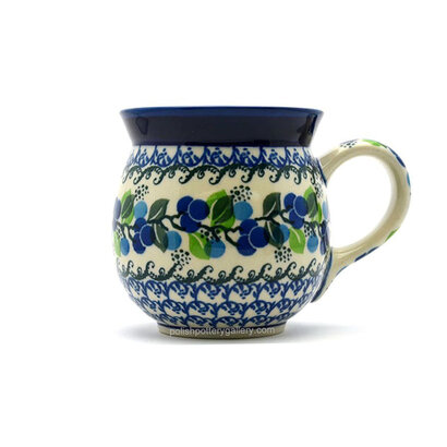 Blue Berries Bubble Mug - Lrg