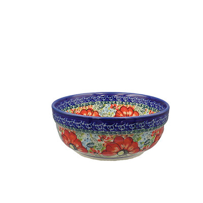 Poppy Charm Wide Cereal Bowl