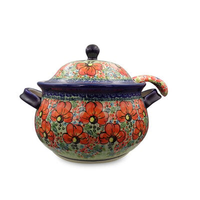 Poppy Charm Soup Tureen