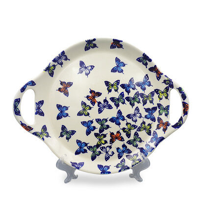 In Flight Round Tray w/ Handles