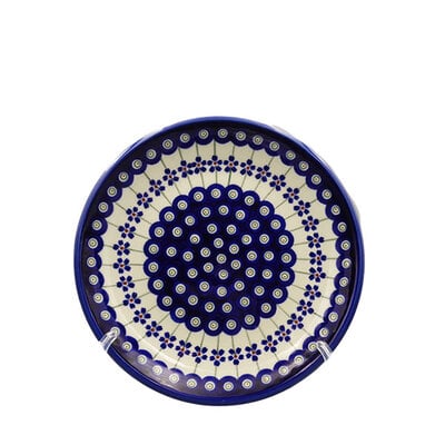 Floral Peacock Salad Plate