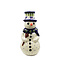 Dew Drops Snowman Candlestick