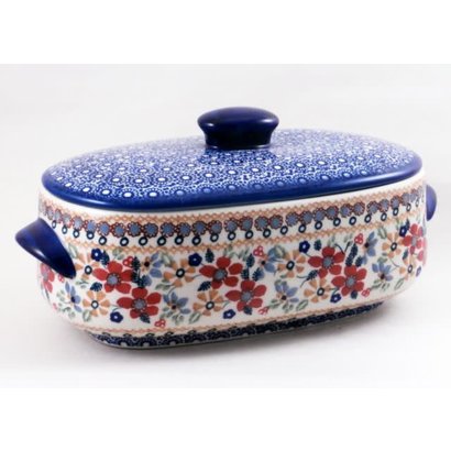 Posies Covered Casserole - Sm