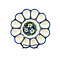 Pansies Egg Plate