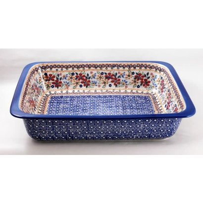 Posies Deep Rectangular Baker