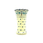 Bachelor Button Fluted Vase