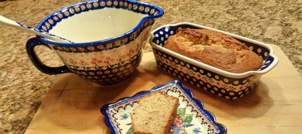 Polish Pottery Under The Christmas Tree Loaf Pan