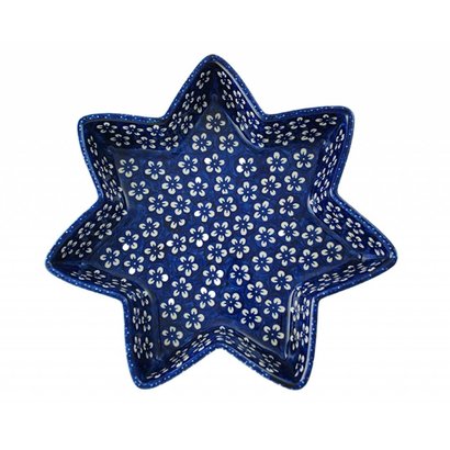 Blue Blossom Star Dish