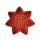 Scarlet Blossom Star Dish
