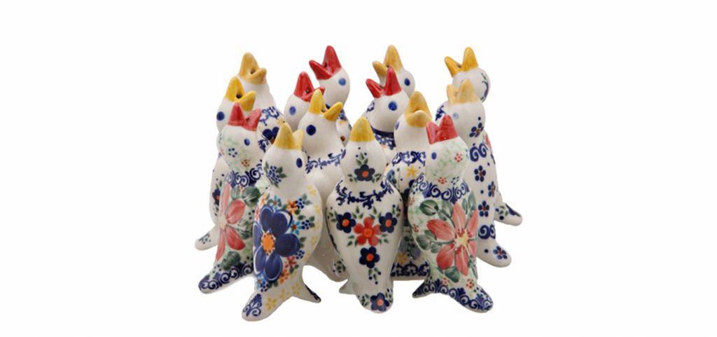 Ceramic Pie Birds - Ceramika Artystyczna Polish Pottery