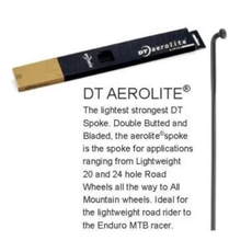 DT Aerolite Spoke Black 286mm