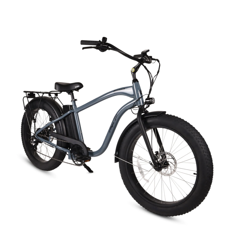 AMPD Brothers Ampd Brothers CHUBBIE Fat Tyre Electric Beach Cruiser Bike