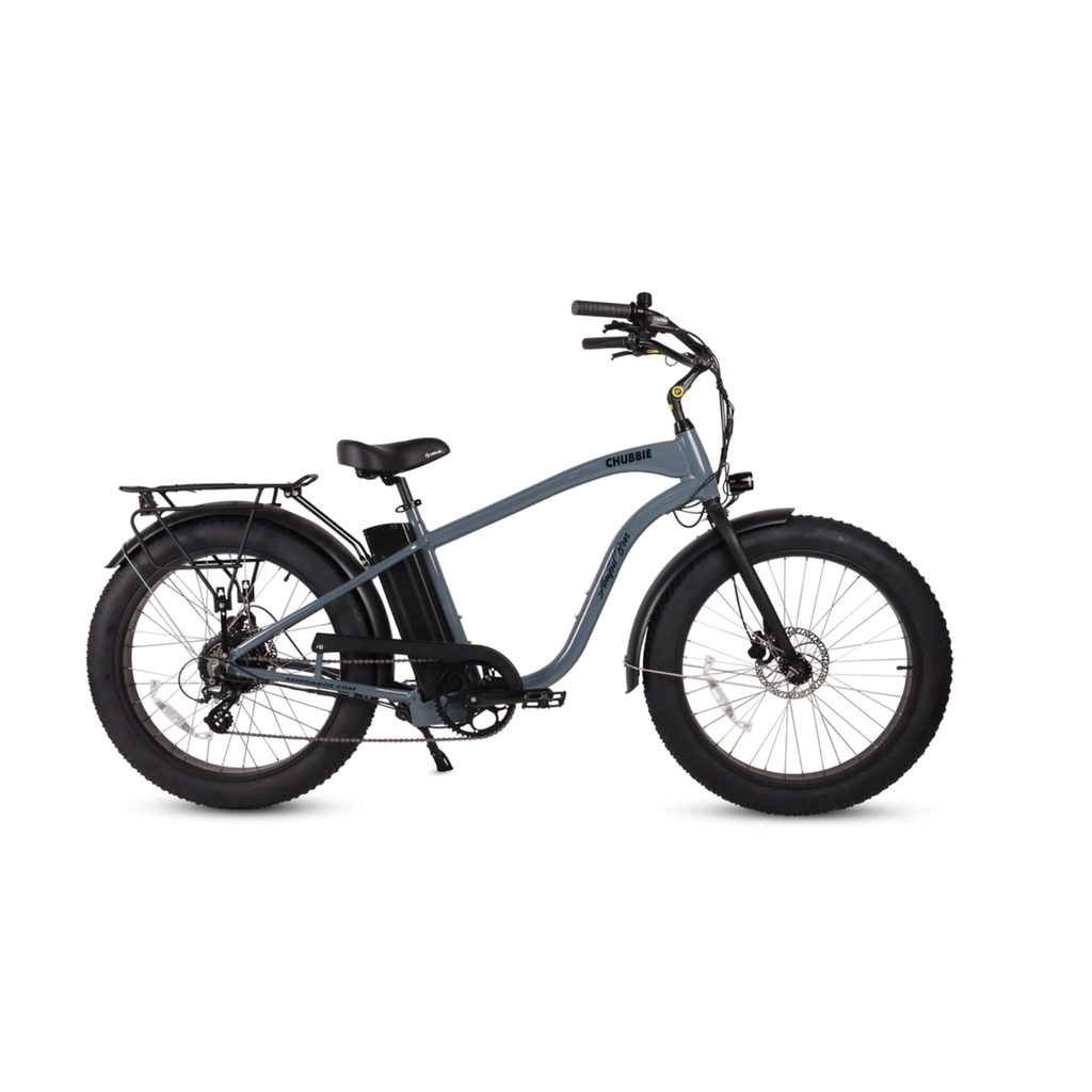 AMPD Brothers Ampd Brothers CHUBBIE Fat Tyre Electric Beach Cruiser Bike