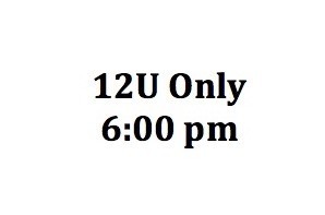 11/3/25 - 10U/12U Only Fielding - 6:00 pm