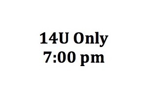 11/3/25 - 14U Only Fielding - 7:00 pm