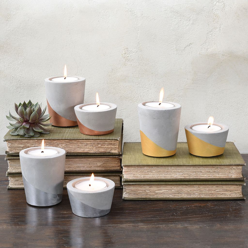 homart cement tealight holder
