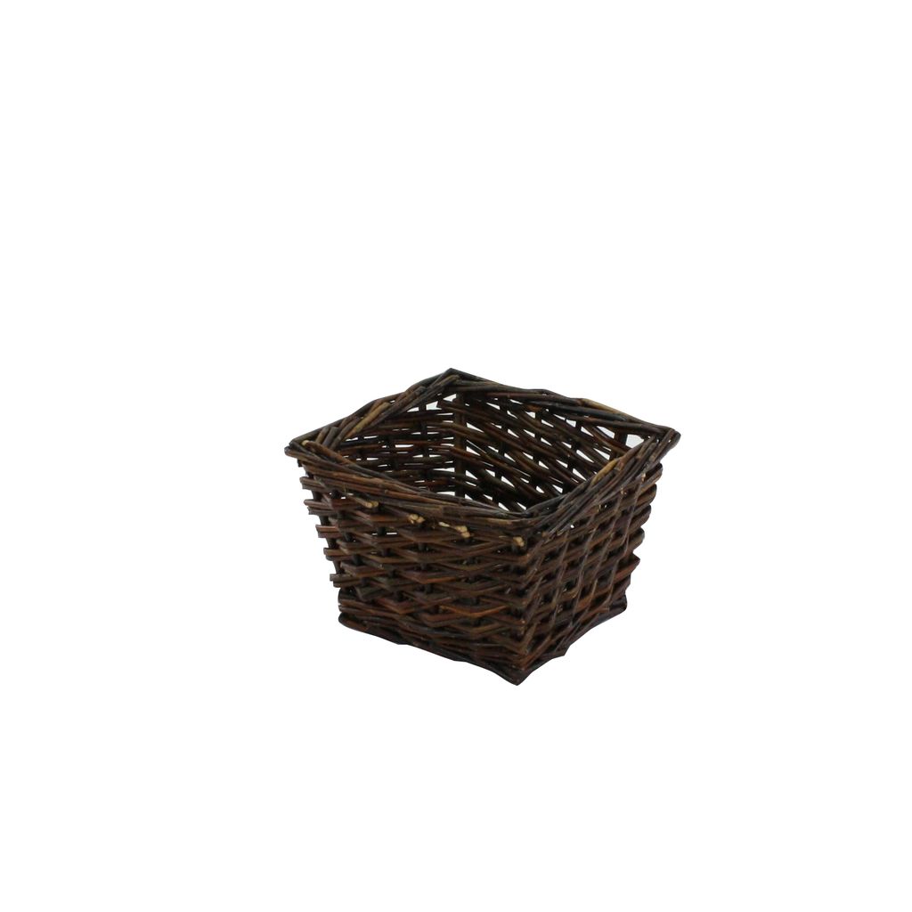 Homart Willow Square Storage Baskets Set Of 4 Natural Areohome