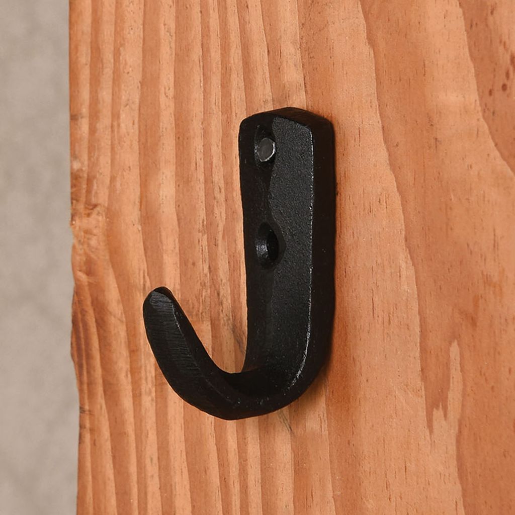 HomArt Small Blak Cabin Wall Hook - Set of 4 - AREOhome