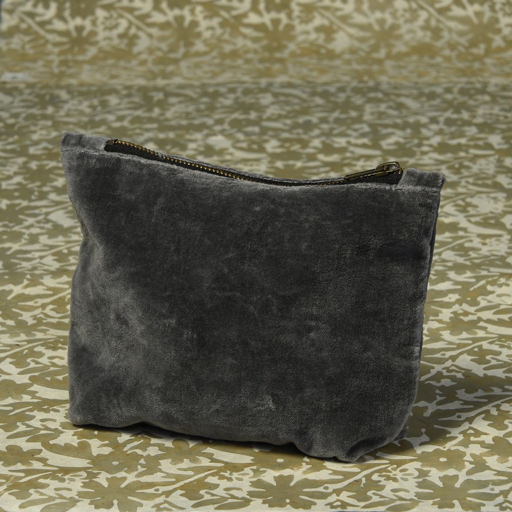 dark grey purse