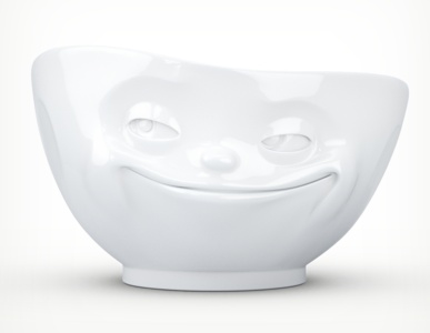 Europe Bowl "Grinning" white